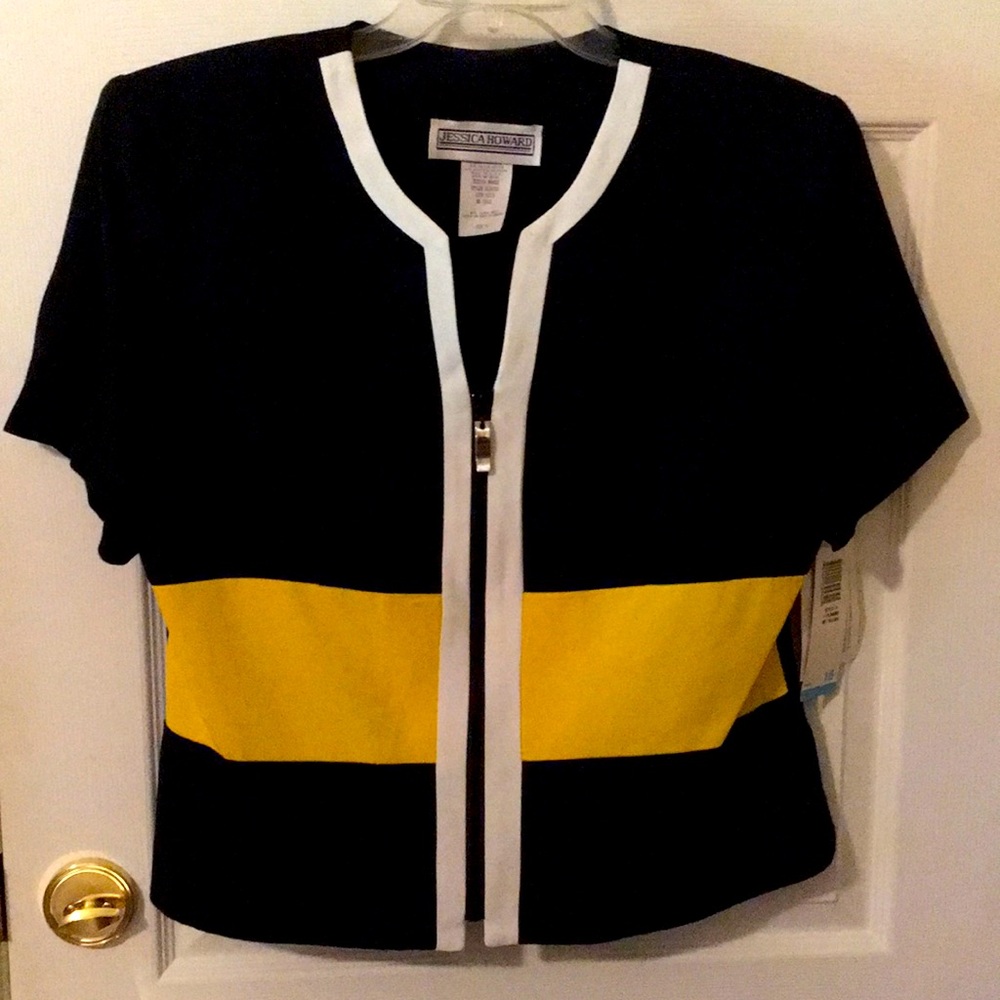 Vintage 90’s Jessica Howard dress top - NWT